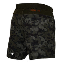 Thumbnail for The Generals Old School Green Camo Freeballer Sport Lined Shorts