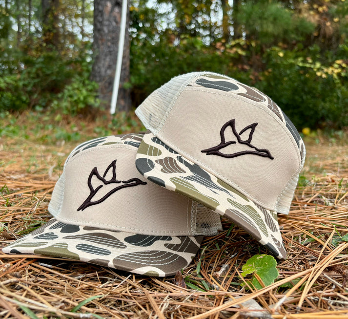 Embroidered Duck Logo Committed Wheat Stubble Cap