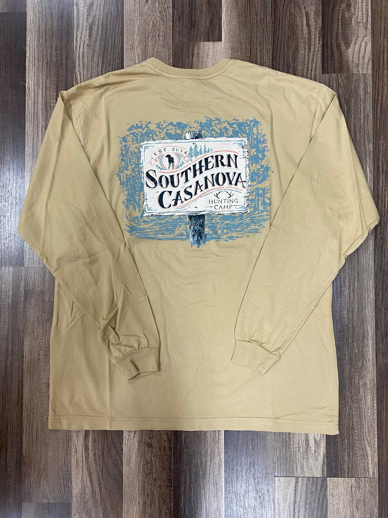 Hunting Camp Sign LS Tee