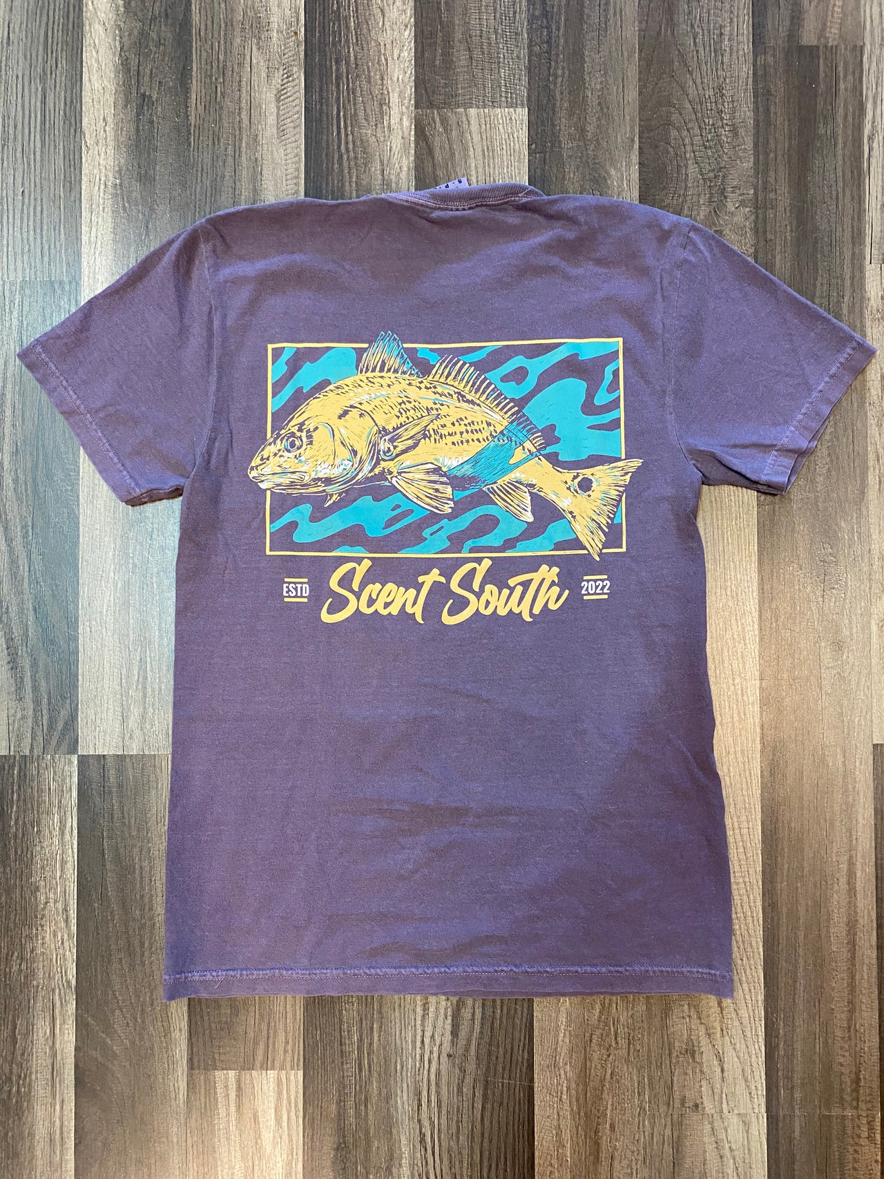 Scent South Short-Sleeve T-Shirt Comfort Color Redfish Logo