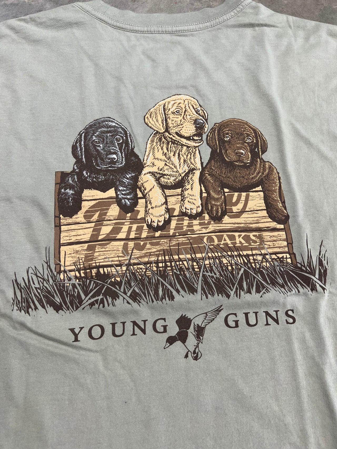 Young Guns SS Tee - Seagrass