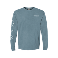 Thumbnail for Broken Down LS Tee - Ice Blue