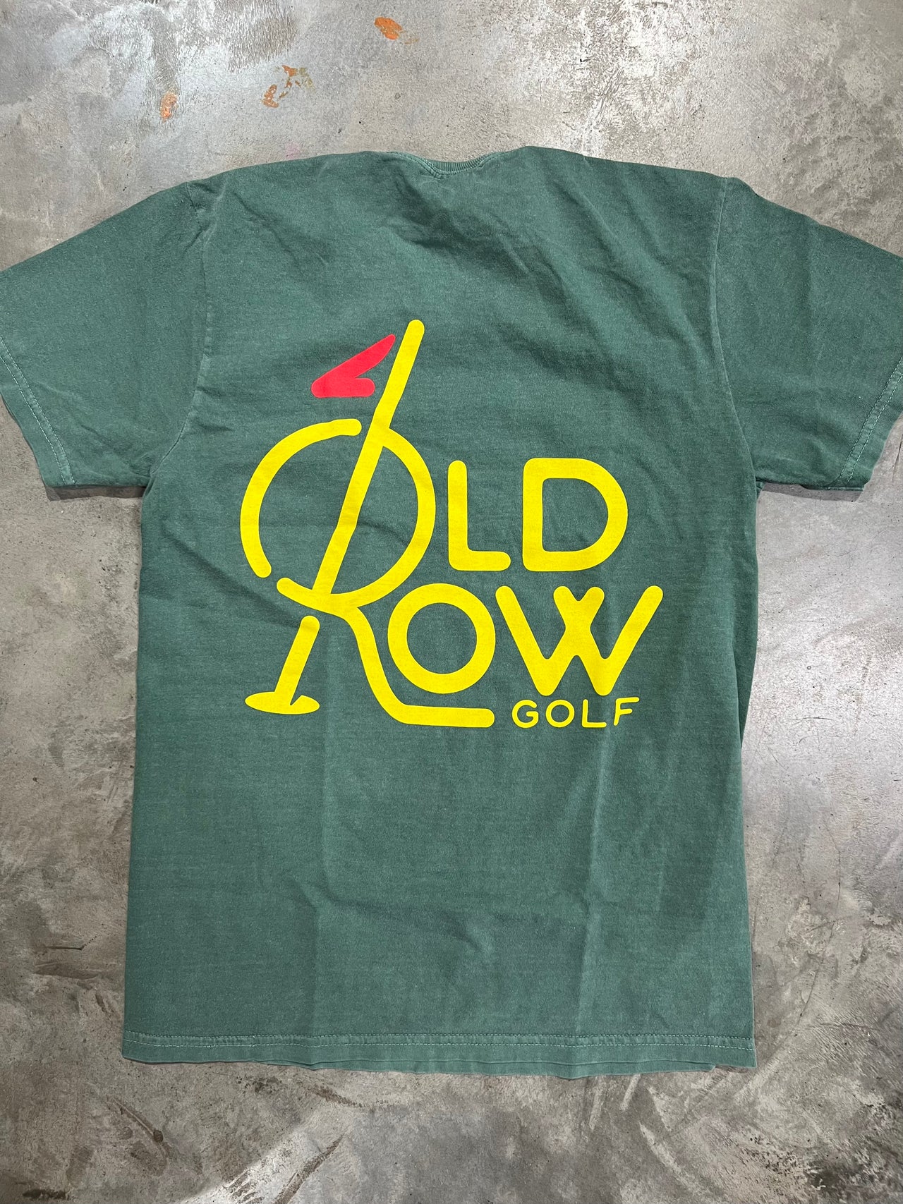 Old Row Masters Logo Green Short Sleeve T-Shirt