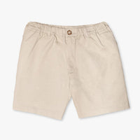 Thumbnail for Stone Khaki Stretch Shorts - 4 inch