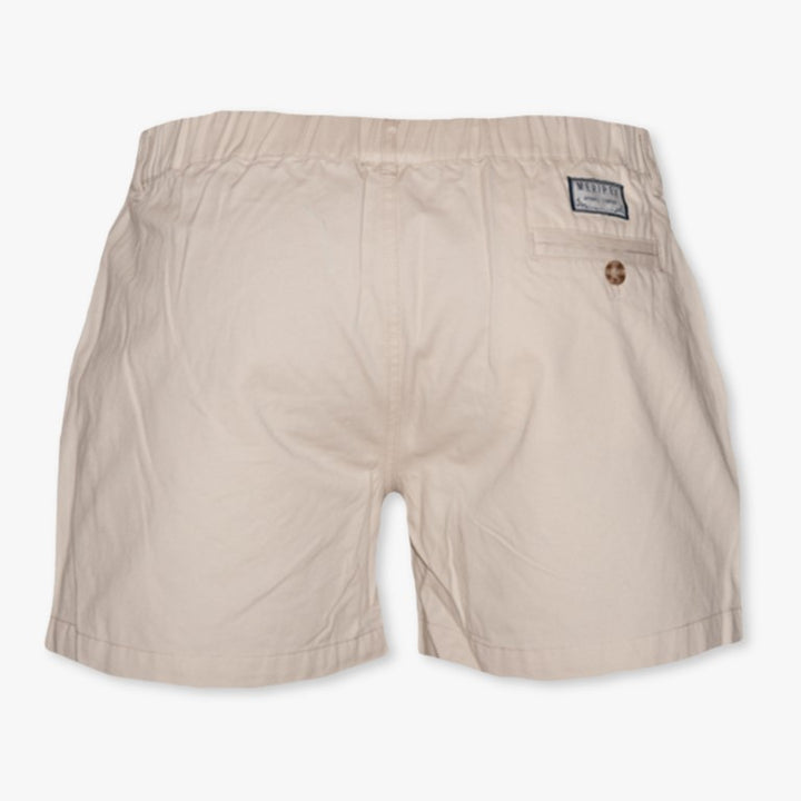 Stone Khaki Stretch Shorts - 5.5 inch