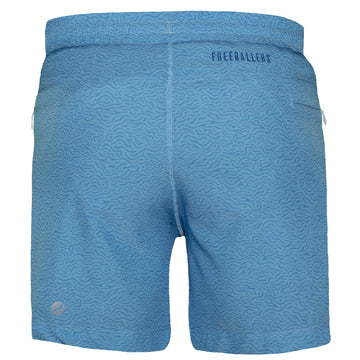 Light Blue Topo Freeballer Athletic Shorts