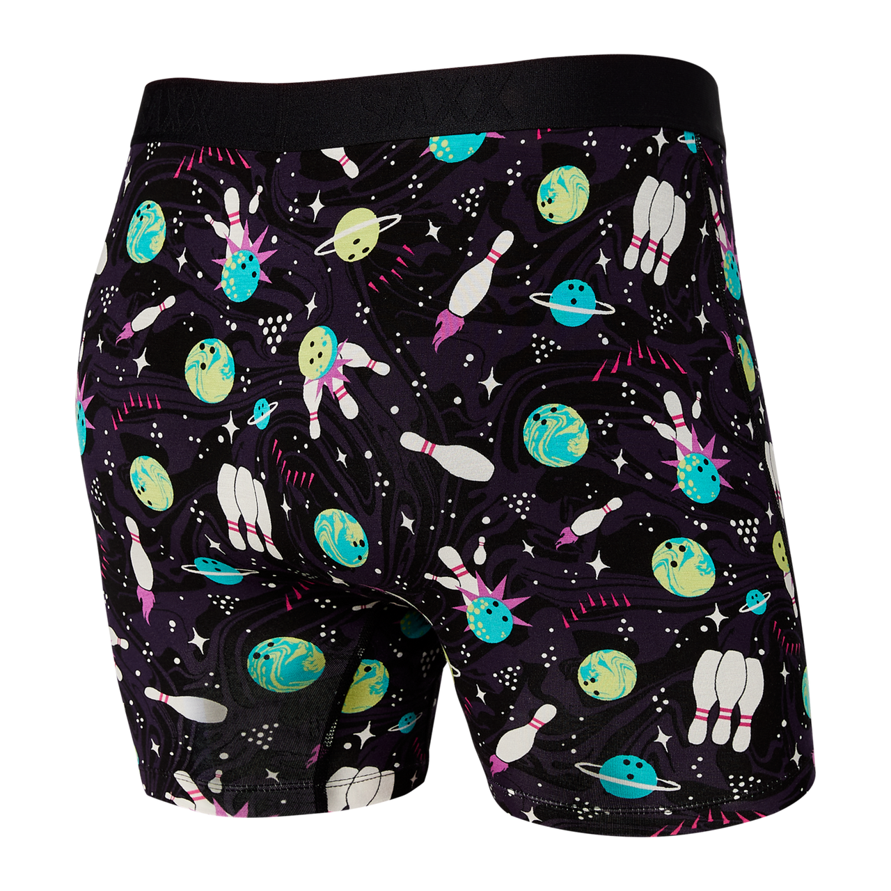 Black Cosmic Bowling Ultra Boxer Brief