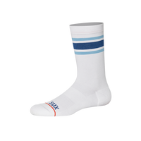 Thumbnail for White Athletic Stripe Socks