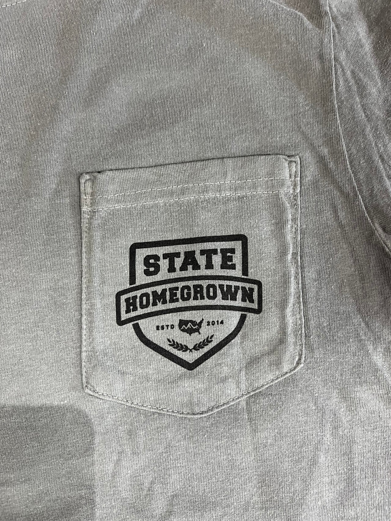 State HomeGrown Saturday in Athens Short Sleeve T-Shirt - Gray