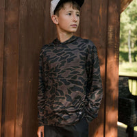 Thumbnail for Youth Performance Hoodie - Bendita Camo