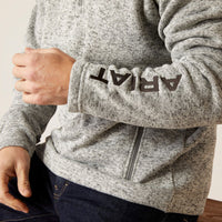 Thumbnail for Caldwell Logo Quarter Zip Sweater