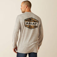 Thumbnail for Charger Muddy Shield LS Performance Shirt - Heathered Light Grey