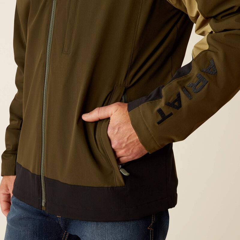 Pioneer StretchShell Jacket - Moss Green/Black