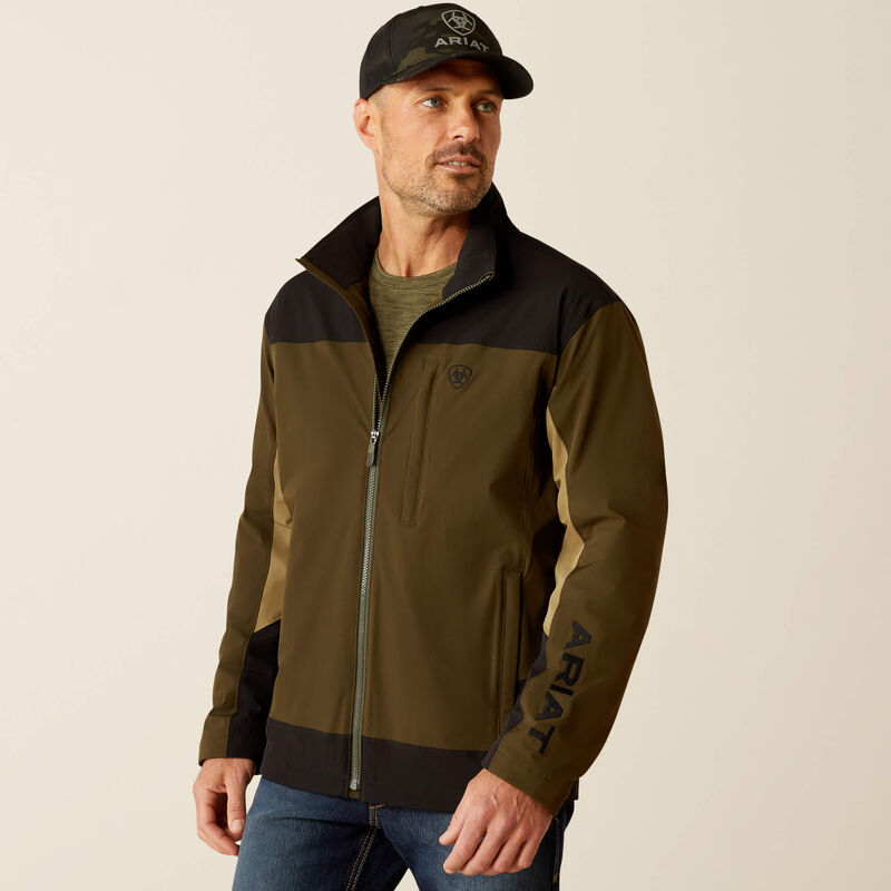 Pioneer StretchShell Jacket - Moss Green/Black