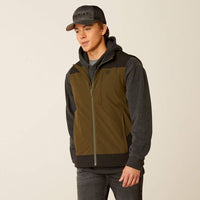 Thumbnail for Pioneer Stretch Shell Vest - Moss Green/Black