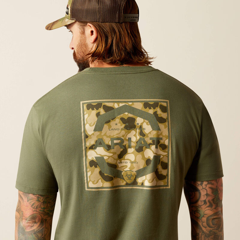 Duck Camo SS Tee - Green