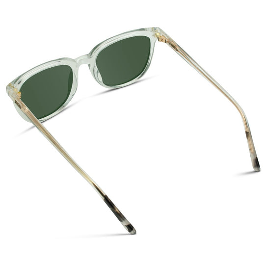 Abner Polarized Sunglasses -Clear/Green