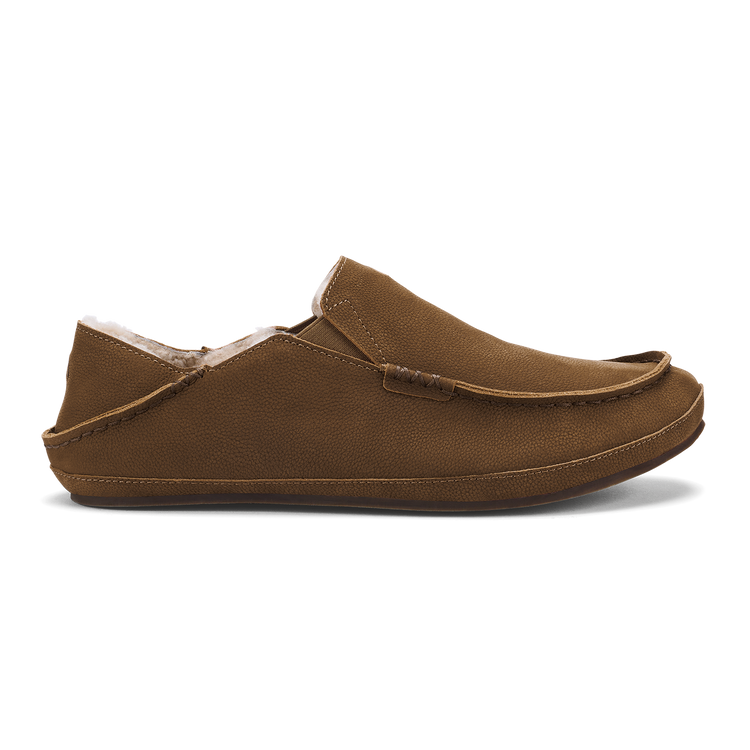 Men's Moloā Leather Slipper - Kona Coffee