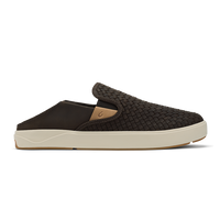 Thumbnail for Men's Lae'ahi Lauhala Woven Leather Shoes - Dark Java