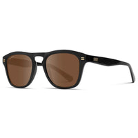 Thumbnail for Dash Polarized Sunglasses - Black / Brown Lens