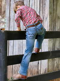 Thumbnail for Youth Wrangler Slim Straight Jeans - Roughhouse