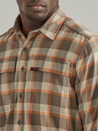 Thumbnail for AGT Thermal Lined Flannel Shirt in Bungee Cord