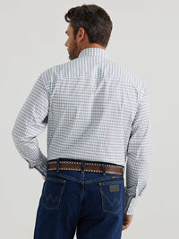 Thumbnail for Wrangler George Strait Troubadour LS Western Snap Shirt - Diamond Checker