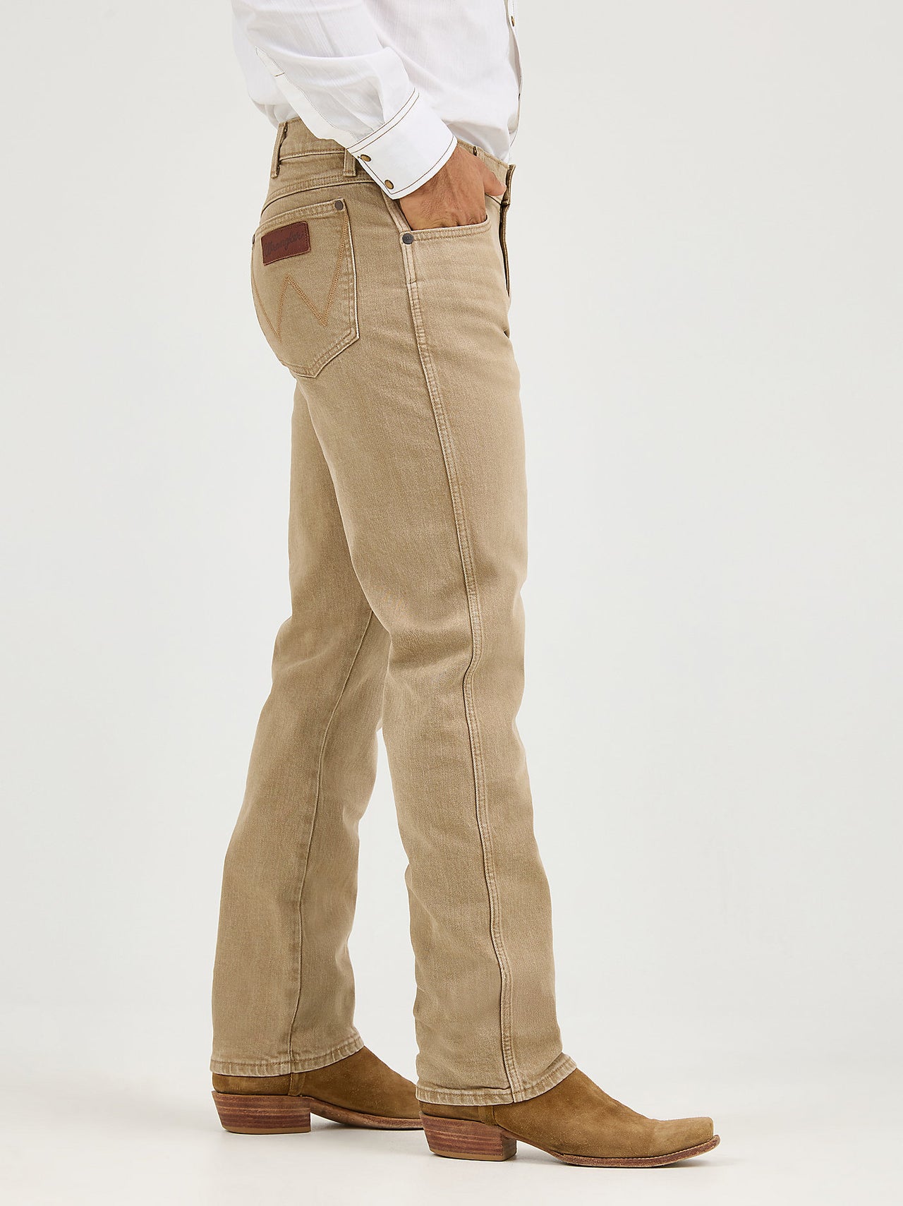 Wrangler Retro Slim Straight Jean - Saddle