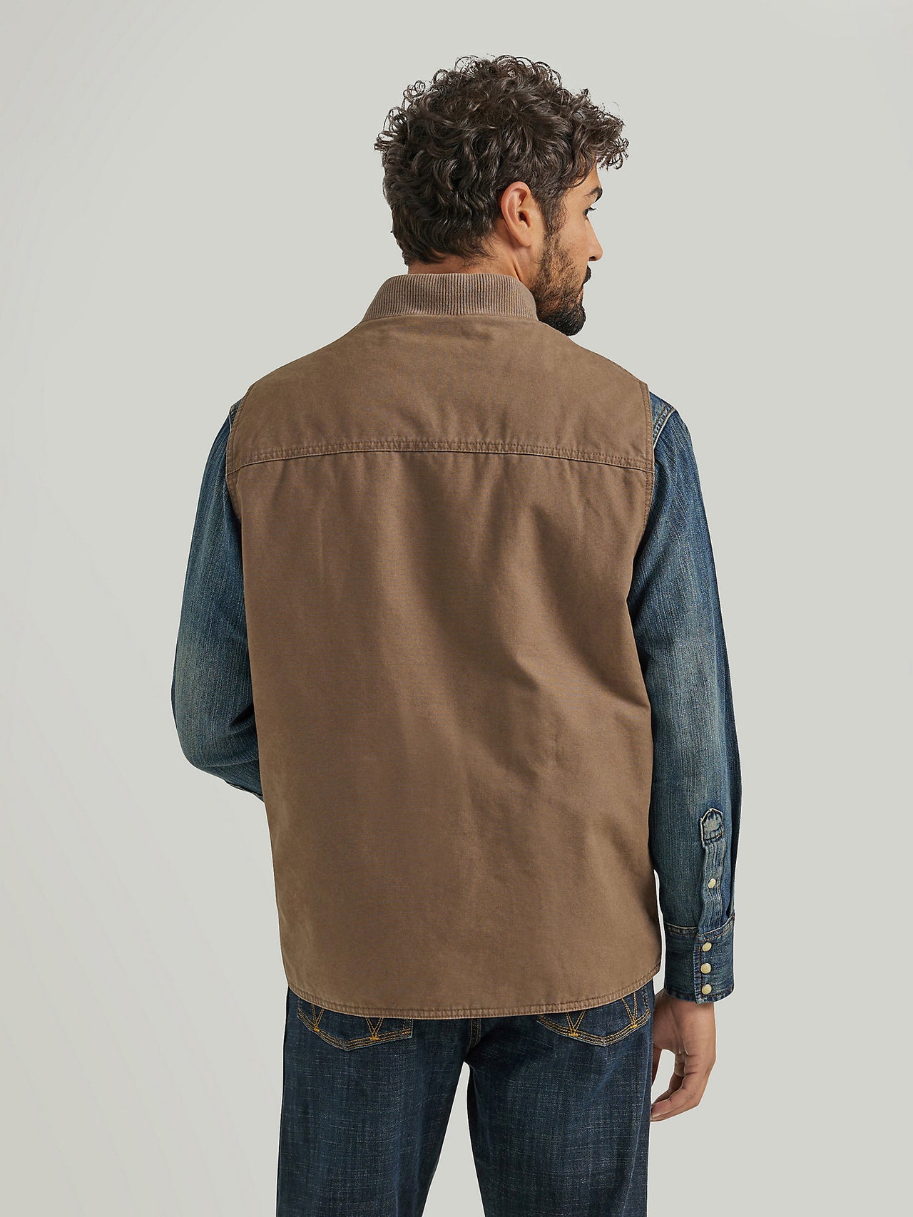 Wrangler Quilt Lined Rancher Vest - Harvest