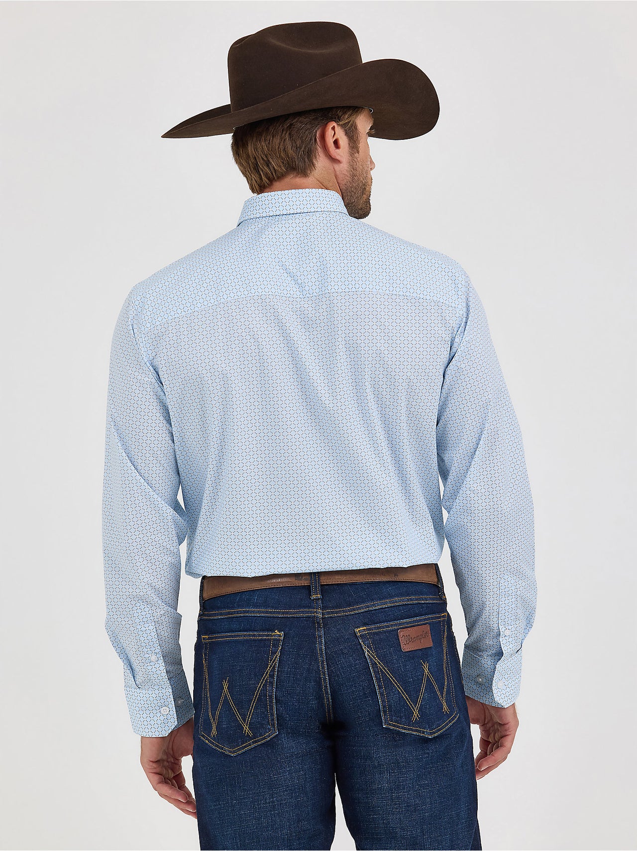 Cody Johnson Button Down LS Shirt - Light Blue