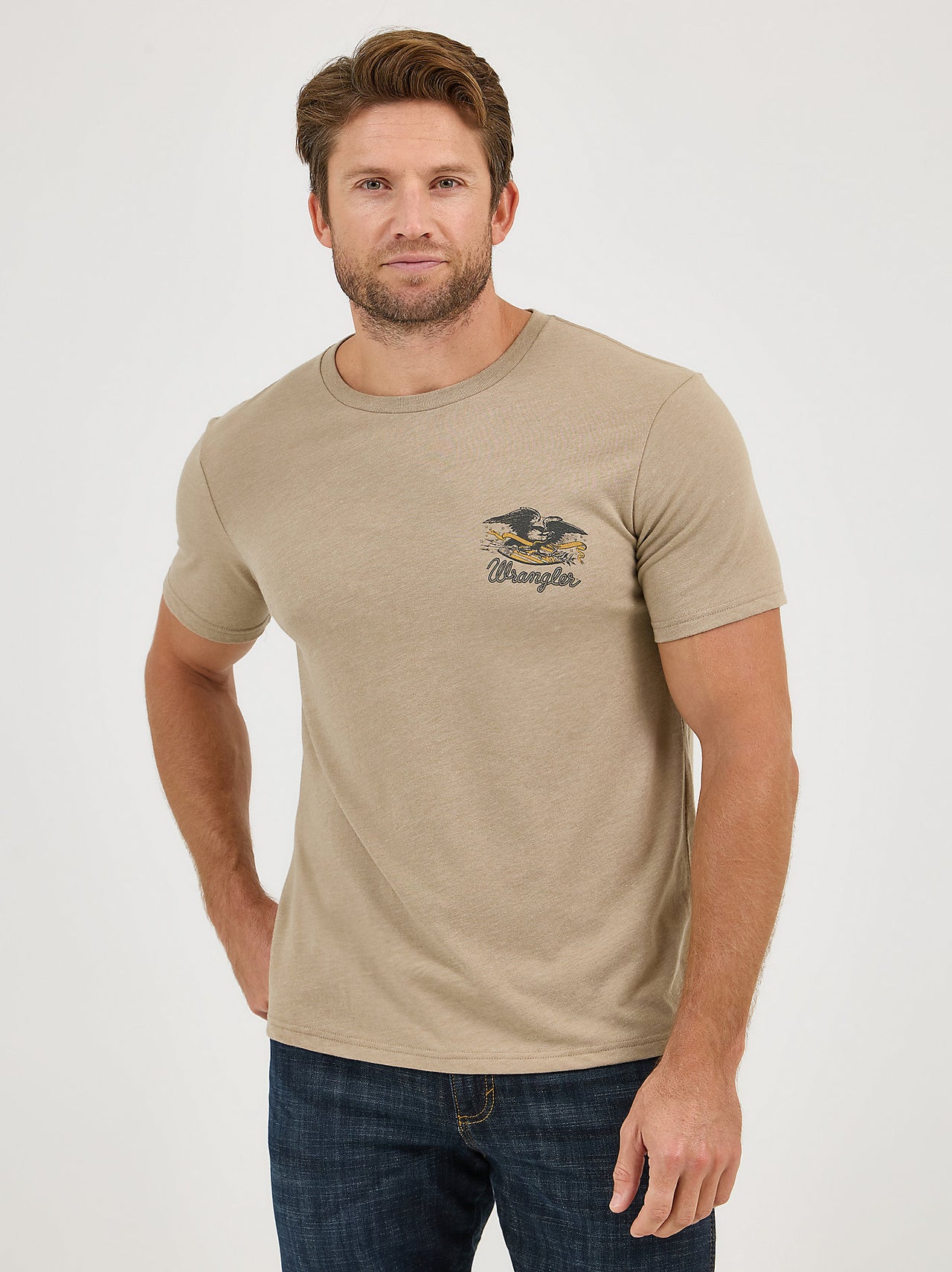 Wrangler Trademark SS Tee - Sand