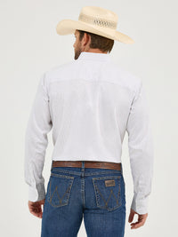 Thumbnail for Wrangler Cody Johnson LS Button Down Shirt - Grey