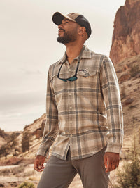 Thumbnail for Wrangler ATG Campsite LS Button Down - Stone
