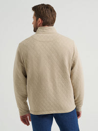 Thumbnail for George Straight Quilted Quarter Zip - Tan
