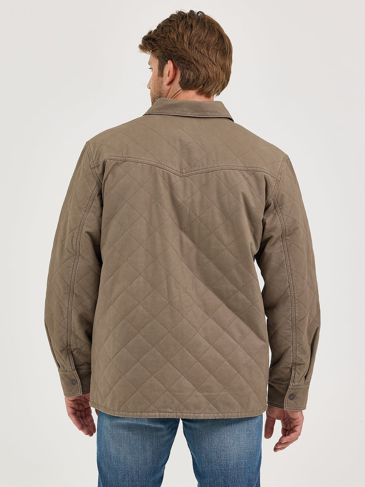 Reversible Quilted Jacket - Chocolate Chip/Aztec