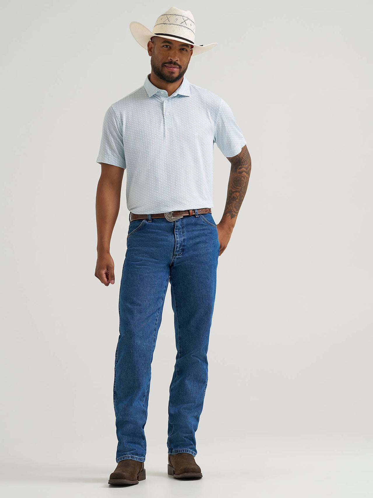 all terrain gear wrangler Wrangler All Terrain Gear Men's Performance Polo