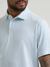 Thumbnail for Wrangler All Terrain Gear Men's Performance Polo - Daphne Print