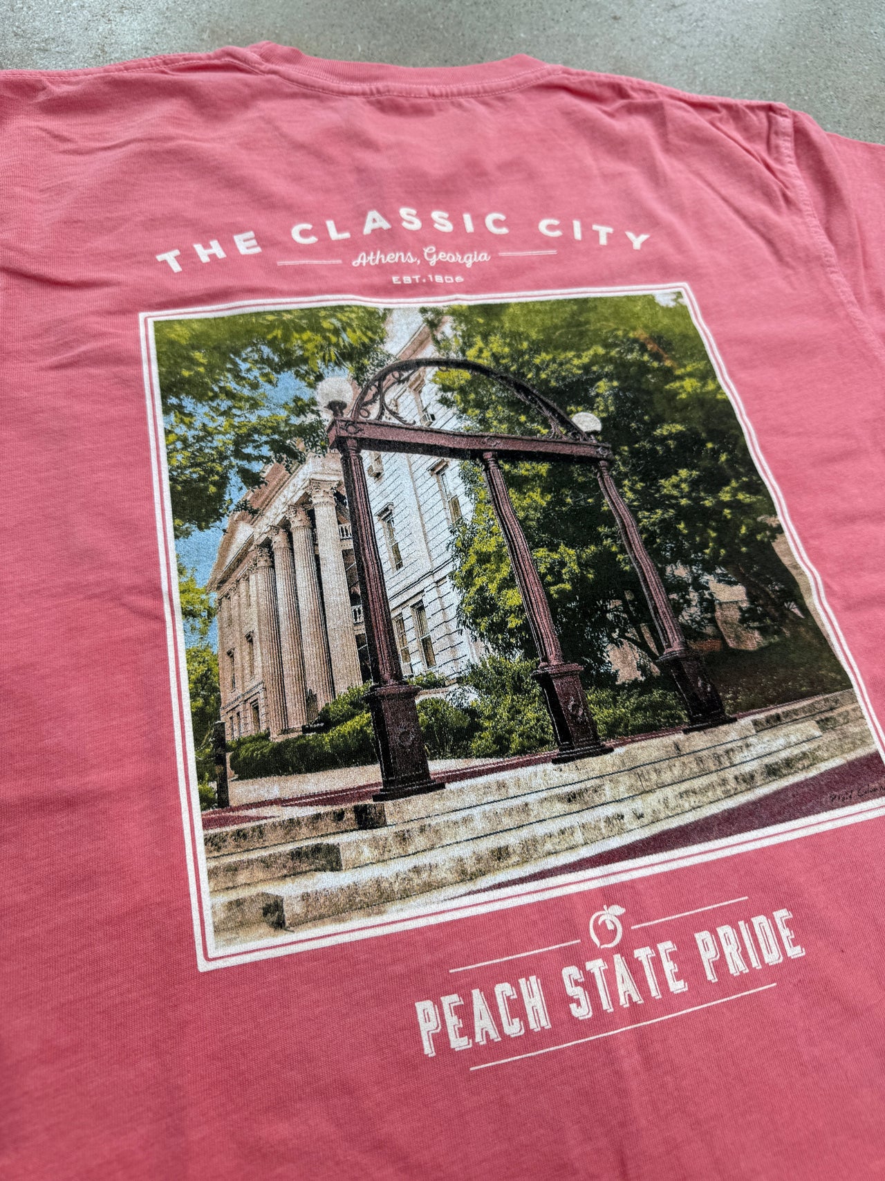 North Campus SS Pocket Tee - Weathered Nantucket Red