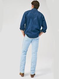 Thumbnail for Men's Wrangler Cowboy Cut Jeans - Bleach