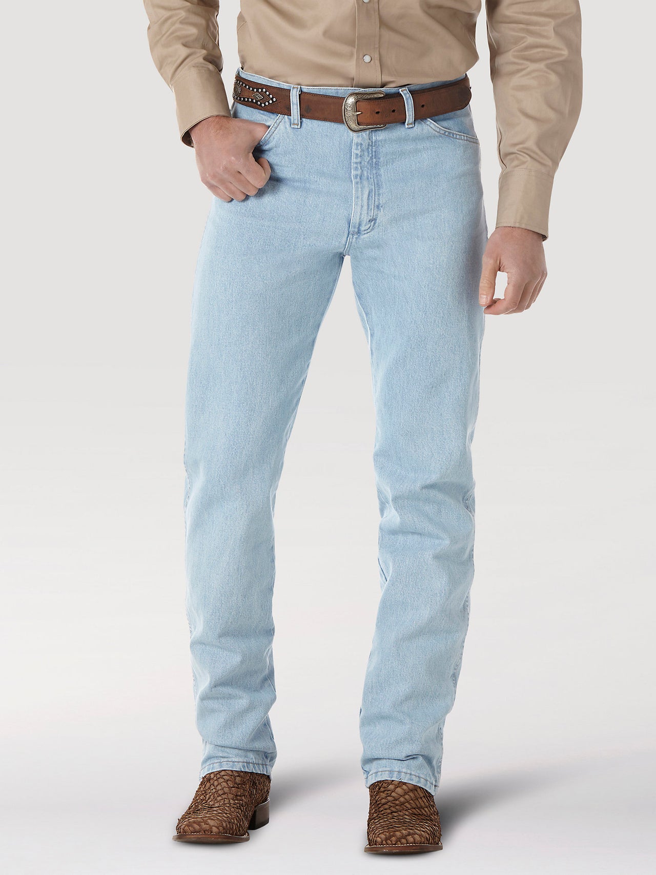 Men's Wrangler Cowboy Cut Jeans - Bleach