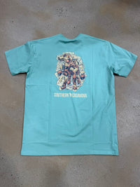 Thumbnail for Southern Casanova Low Country Logo SS Tee - Seafoam