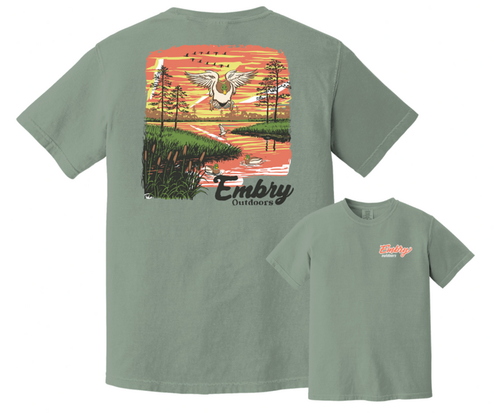 Embry Outdoors Early Bird SS Tee - Moss