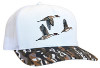 Thumbnail for Chasin Tail Trucker Cap - White/Ranch Camo