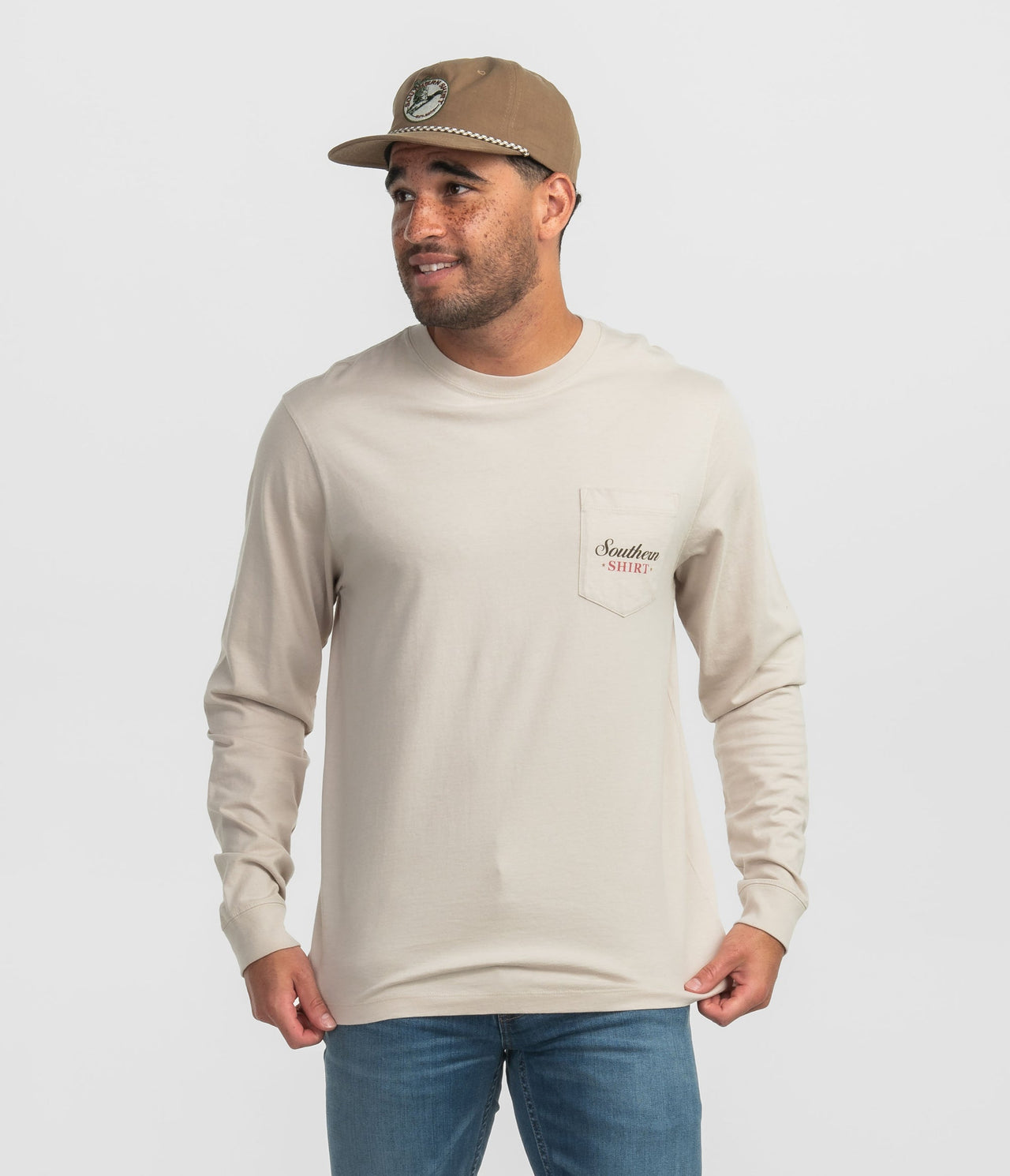 Hop Master LS Tee - Taupe