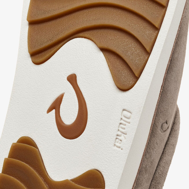 Mani Women's Slip-On Slippers - Taupe Grey/Golden Sand