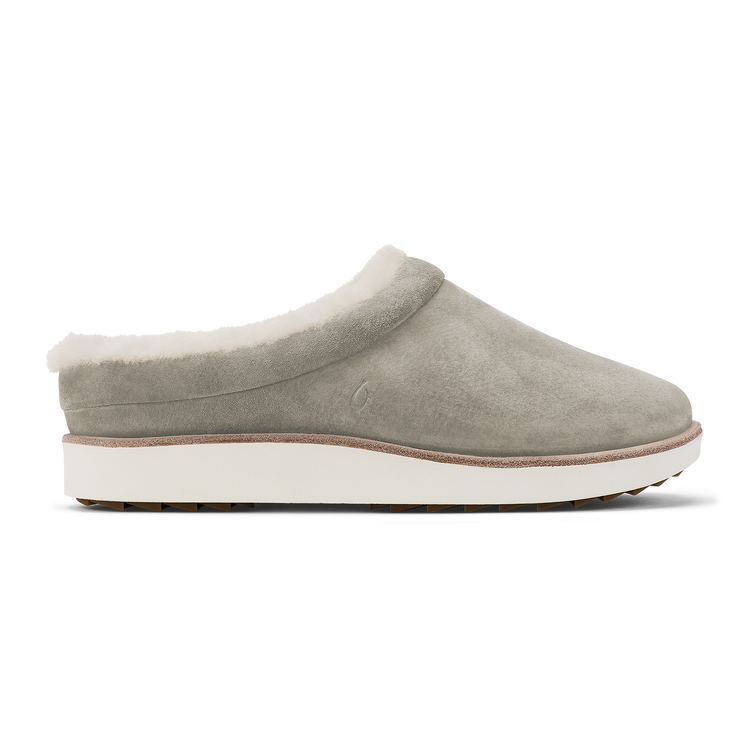 Mani Women's Slip-On Slippers - Taupe Grey/Golden Sand
