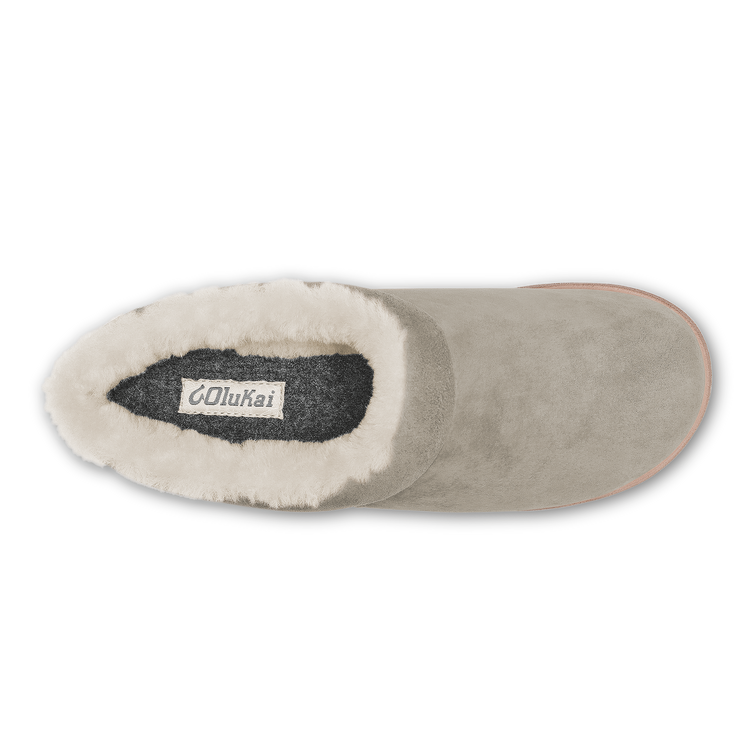 Mani Women's Slip-On Slippers - Taupe Grey/Golden Sand