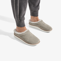Thumbnail for Mani Women's Slip-On Slippers - Taupe Grey/Golden Sand