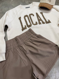 Thumbnail for PRE-ORDER LG High-Waisted Volley Shorts - Cocoa