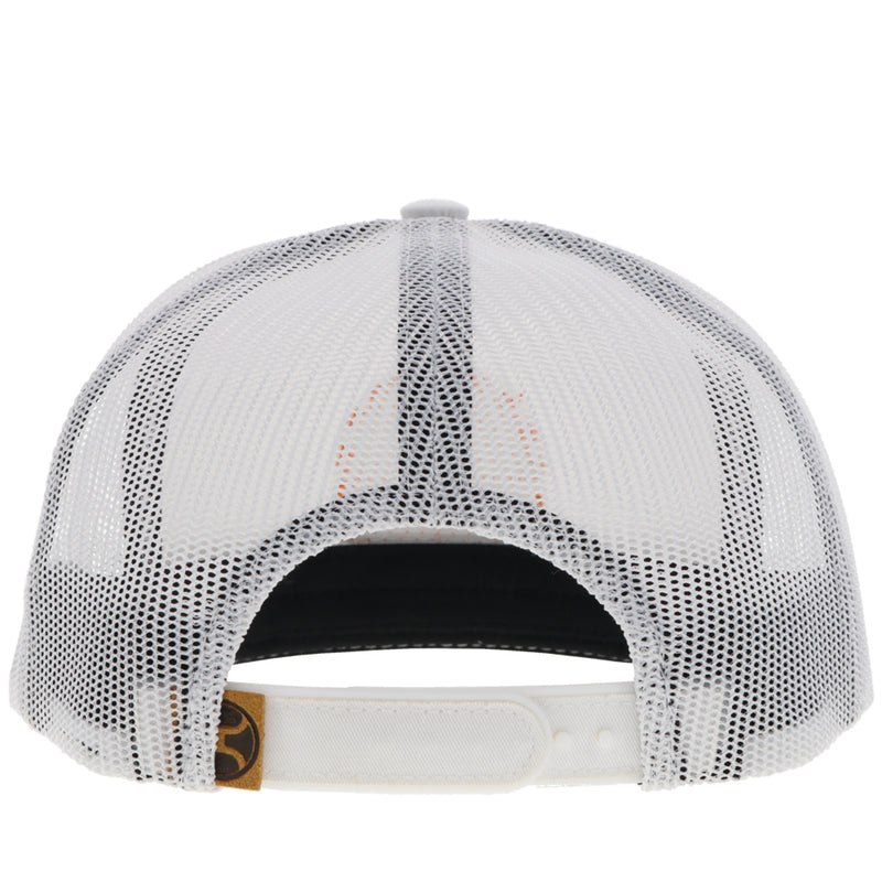 The Spur Cap - White with Leather Patch